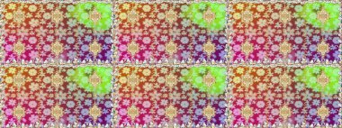 Oriental raster klasik nötr ve altın desenli. Raster illüstrasyonu. Kusursuz soyut arkaplan.