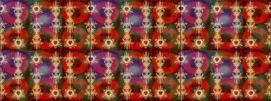 Kar tanesi ikonu, izole edilmiş. Renkli arka planda güzel kar taneleri. Düz dizayn. Raster illüstrasyonu.