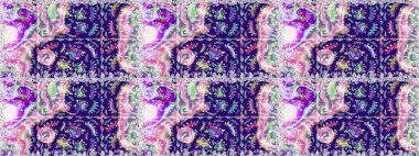 Çiçek süsü ile kusursuz desen. Raster illüstrasyonu. Tarafsız renklerde çiçekler.