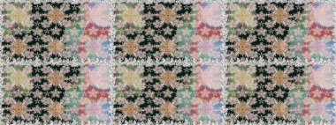 Küçük çiçekte güzel bir çiçek deseni var. Raster deseni. Çiçekli, suluboya desenli kusursuz çiçek deseni.