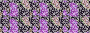 Raster illüstrasyonu. Gri renklerde bahar çiçekleri. Çiçekli yumuşak bir eskiz şekli. Raster çiçekleri klasik tarzda resmedilir..