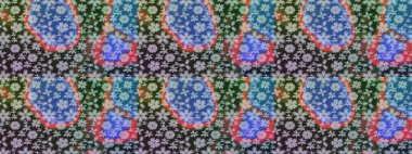 Taslak dekoratif arka plan, çiçek mandala. Raster illüstrasyonu. Gri renklerde. Çiçek..