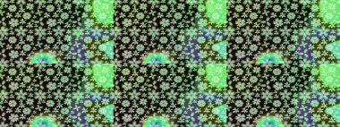 Klasik taslak çizimi. Raster çiçek izi. Çiçek yeşili eskiz deseni. Raster Yumuşak kumaş deseni.