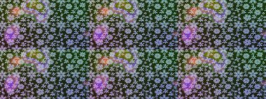 Üzerinde gri renkte çiçekler olan bir çiçek deseni çiz. Suluboya tarzında gri renkte çiçekler.