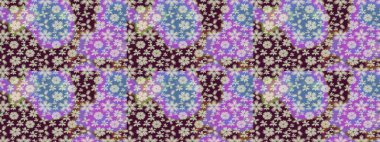 Küçük çiçekte güzel bir desen var. Doğa. Çiçek kolajı. Raster deseni. - Tarafsız çiçekler. Çiçek arkaplan. Çiçek bileşimi.