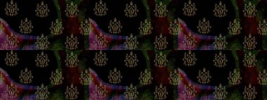 Kar tanelerinin soyut arkaplanlı Noel şablonu. Raster illüstrasyonu. Siyah ve kahverengi renkler. Noel ve Yeni Yıl moda baskıları için tatil tasarımı.