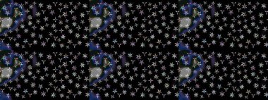 Çiçekli güzel suluboya desen. Siyah renklerde. Raster illüstrasyonu.