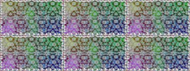 Raster illüstrasyonu. Gri renklerde bahar çiçekleri. Raster çiçek desenli ve çiçekli..