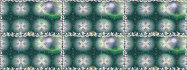 Kusursuz çiçek deseni duvar kâğıdı olarak kullanılabilir. Mavi renkli çiçekler. Raster illüstrasyonu.