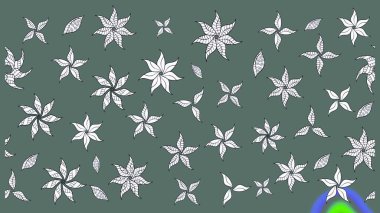 Hint çiçek liyada madalyon deseni. Etnik Mandala süsü. Tekstil, tebrik kartı, boyama kitabı, telefon kılıfı baskı için kullanılabilir. Raster Kına dövme tarzı.