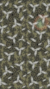 Çiçekli eskiz arkaplanı. Düz Çiçek Elementleri Tasarımı. Çocuk stili. Renkli Bahar Teması çizim şablonu.