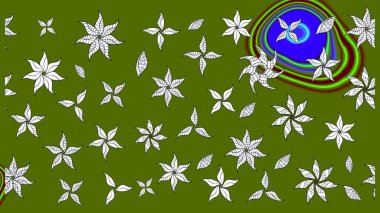 Eski usul küçük çiçekli şirin bir eskiz deseni. Moda arka planında parlak buketler. Kumaş, duvar kağıdı ve kağıt üzerine baskı yapmak için gelişen arka plan. Raster illüstrasyonu.