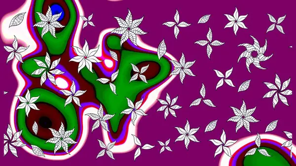 Anti-stres için soyut örnek sayfası. Raster illüstrasyonu. Mor renklerde.