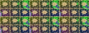 Altın çiçekli yeşil renklerde altın eskiz deseni. Altın renkli çizim çizimi. Senin tasarımın için, duvar kağıdı. Raster geometrik arkaplanı.