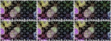 Kusursuz Vintage Çiçek Deseni. Raster Kalça dokusu deseni.