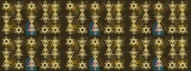 Noel ve yeni yıl moda baskıları için tatil tasarımı. Kar tanelerinin soyut arkaplanlı Noel şablonu. Kar taneleri. Raster illüstrasyonu.