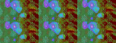 Yeşil renkli çiçekler. Düz Çiçek Elementleri Tasarımı. Renkli Yaz Temalı eskiz kalıbı. Sevimli çiçek raster deseni.