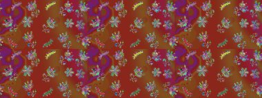 Kahverengi, kırmızı ve mor renklerde izole suluboya kar taneleri. Kışın sembolü. Güzel dekorasyon. İllüstrasyon kar tanesi.