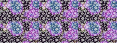 Yumuşak pamuk tasarımı. Paketleme, tekstil, duvar kâğıdı için çiçek eskizi. Raster 'ın taze dokusu. Yumuşak fayans. Klasik çiçek deseni.