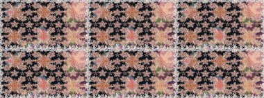 Raster resim. Sorunsuz. Sevimli çiçek desenli küçük çiçek.