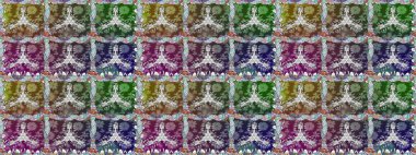 Tatil havası. Nazik romantik baskı. Raster dikişsiz şirin çiçek deseni. Bahar mevsimi.