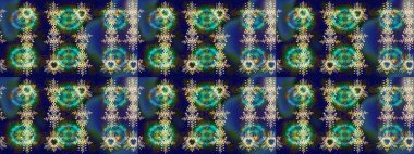 Çiçek arkaplan. - Mavi, yeşil ve gri çiçekler. Çiçek kolajı. Çiçek kompozisyonu. Doğa. Raster deseni. Küçük çiçekte güzel desen var..