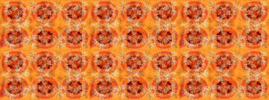 Renkli elementlerle Raster ilginç desen