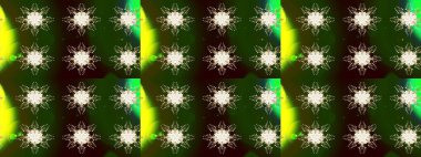 Renkli arka planda izole tatlı kar taneleri. Raster illüstrasyonu. Kar taneli altın renkler.