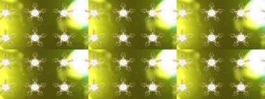 Raster illüstrasyonu. Kar taneleri deseni. Kar tanesi süsleme deseni. Renkli arka planda izole edilmiş kar tanelerinin düz tasarımı. Kar taneleri arkaplanı.