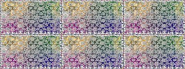 Çiçekli el, pürüzsüz desen çizmiş. Modern gelişim, gri raster arka plan duvar kağıdı çizimi, klasik çizgiler, desenli desenli çiçekler, çiçekli süsler..