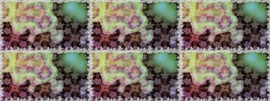 Tarafsız renklerde çiçekler. Raster illüstrasyonunda kusursuz çiçek deseni.