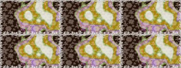 Düz Çiçek Elementleri Tasarımı. Raster illüstrasyonu. Çiçekli, suluboya desenli kusursuz çiçek deseni. Tarafsız renklerde çiçekler. Renkli Bahar Teması Kusursuz Arkaplan.