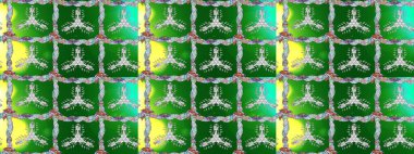 Manzaralı çiçek deseni. Çiçek kompozisyonu, el boyası, hassas şablon. Sevgililer günü ve tebrik kartı konsepti için şık bir davetiye. Üst görünüm, yumuşak renk biçimi.