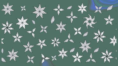 Raster güzel bir çiçek deseni çizmiş. Tatil havası. Bahar mevsimi. Nazik romantik baskı.