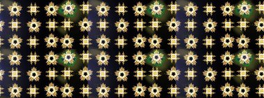 Siyah ve gri renkli kar taneleri. Renkli arka planda izole tatlı kar taneleri. Kar tanesi raster deseni. Raster illüstrasyonu.