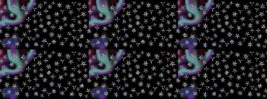 Siyah renkli çiçekler. Kumaş desenli papatya çiçekleri ayrıntıları.