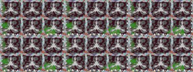 Güzel kumaş deseni. Düz Çiçek Elementleri Tasarımı. Raster Illustrasyon 'da moda olmayan çiçek deseni. Renkli Yaz Temalı Kusursuz Arkaplan.