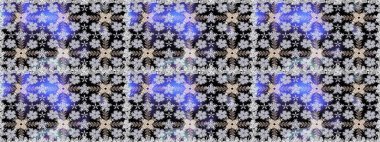 Moda baskıları için zarif bir şablon. Rengarenk çiçekleri ve doğal renklerde yaprakları olan harika, pürüzsüz çiçek deseni. Modern çiçek arkaplanı. Halk stili.