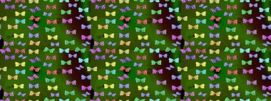 Yeşil arka plandaki suluboya kelebeklerin. Erkekler, kızlar, elbiseler, duvar kağıtları için soyut çizim kalıbı. Fantezi sevimli illüstrasyon. Raster illüstrasyonu.