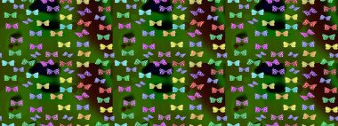 Yeşil arka planda renkli kelebeğin çizim şekli. Yeşil renkli resim. Raster. Karala, karala, karala.