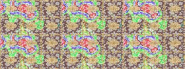 Tarafsız renkler ve altın elementler. Çiçek desenli altın metal. Raster altın çiçek süsü brokar kumaş ve cam desenli. Altın deseni çiz.