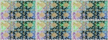 Kusursuz soyut bir arkaplan. Raster illüstrasyonu. Oriental raster klasik nötr ve altın desenli.