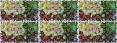 Çiçek süsü ile kusursuz desen. Gri renkli çiçekler. Raster illüstrasyonu.