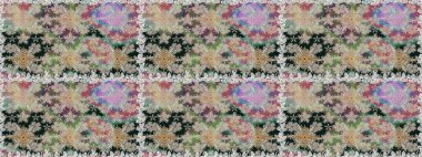 Küçük çiçekteki sevimli çiçek deseni. Tarafsız renklerde çiçekler.