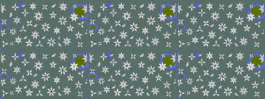 Raster illüstrasyonundaki çiçek desenli çizim. Suluboya tarzında nötr renkler üzerine çiçekler.