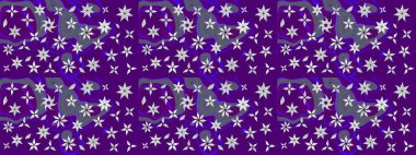 Mor renkli çiçekler. El çizimi. Suluboya çizimi. Çiçekli çizim deseni.