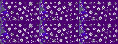 Mor renkli çiçekler suluboya tarzında. Raster illüstrasyonunda çiçek deseni çizimi.