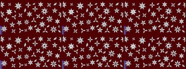 Klasik çiçek desenli. Paketleme, tekstil, duvar kâğıdı için çiçek eskizi. Yumuşak fayans. Raster 'ın taze dokusu. Yumuşak pamuk tasarımı.