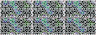 Çiçek duvar kâğıdı. Raster illüstrasyonu. Gri renkli şirin tekstil tarzında. Renkli, pürüzsüz desen. Çiçek arka planı.