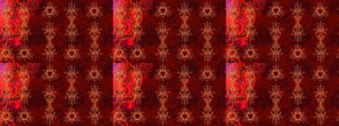 Kırmızı, kahverengi ve siyah kar tanelerinden izole edilmiş. Güzel bir kış süsü. Kar taneleri koleksiyonu. Raster illüstrasyonu.